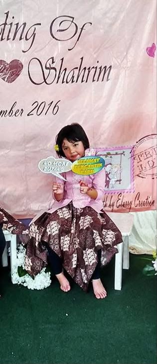 Irdina on her 16th birthday